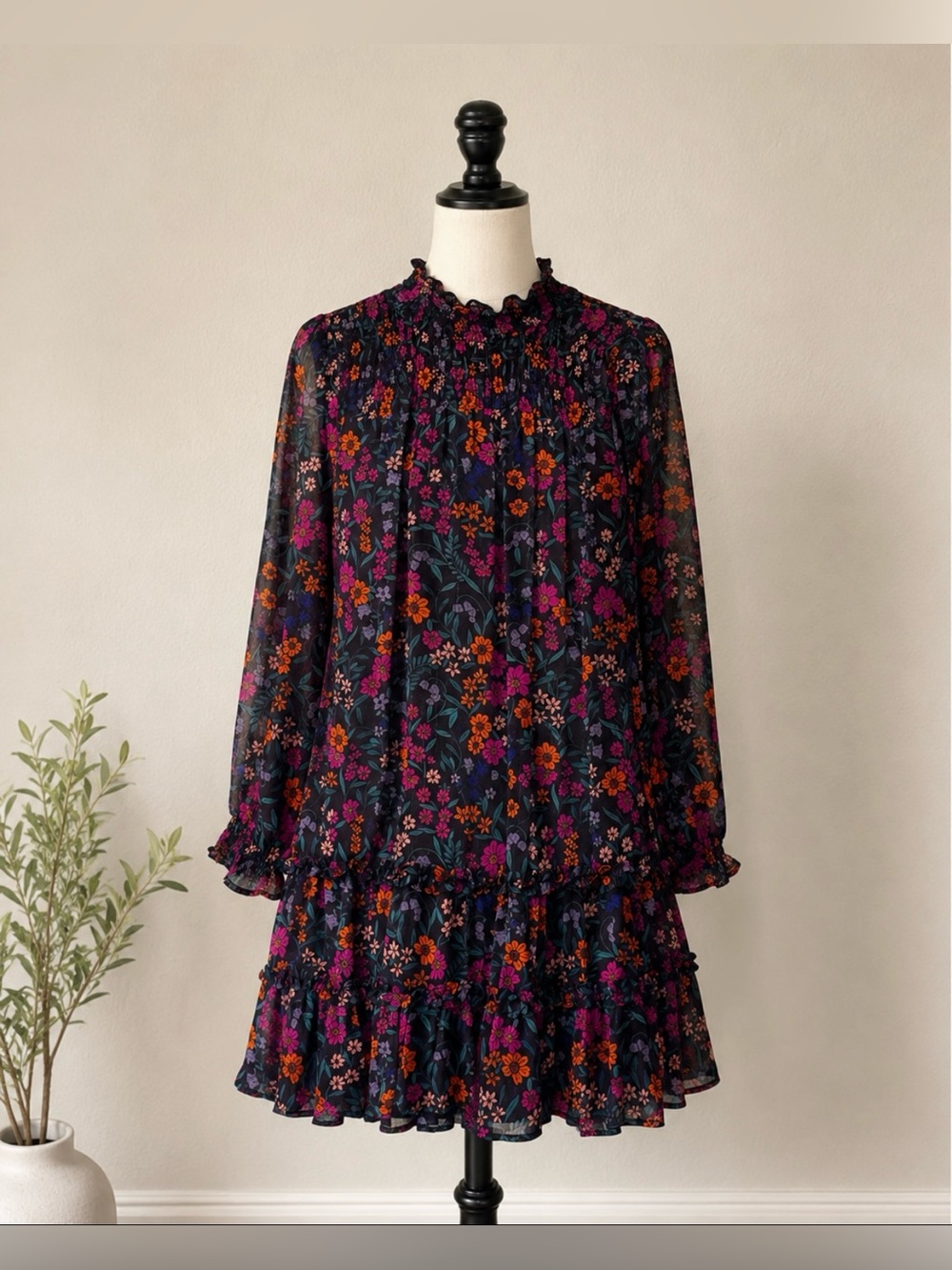 CeCe Multicolor Floral Dress